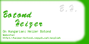 botond heizer business card